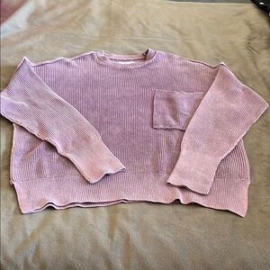 Pistola Pink Oversized Crewneck Sweater